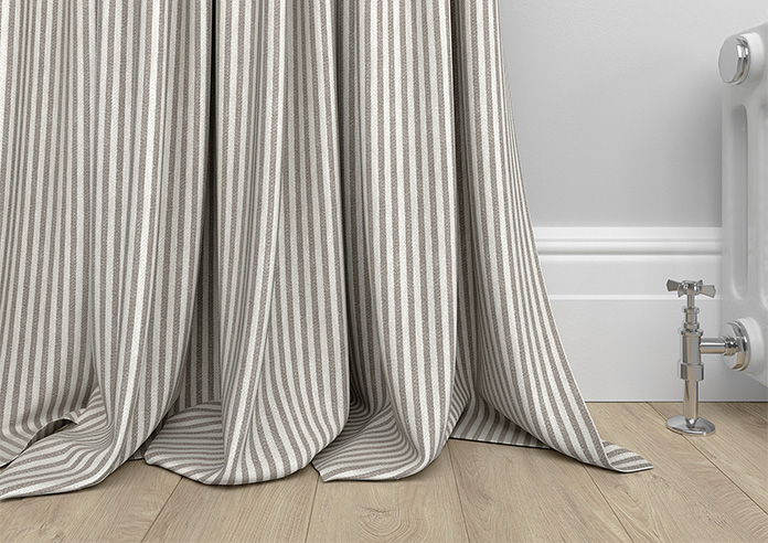 Emily Bond Oscar Stripe, Smoke - Made to Measure Curtains - Image 6